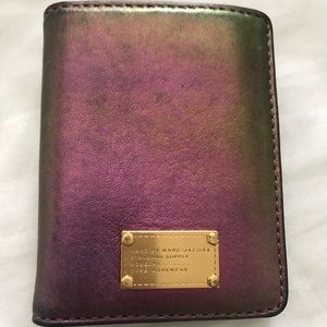 Marc Jacobs Iridescent duo chrome wallet